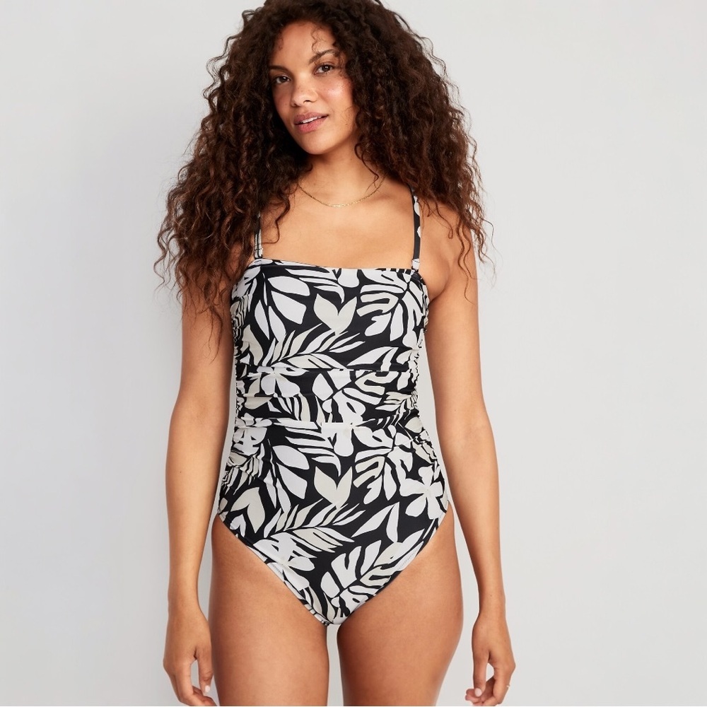 Old Navy Convertible Bandeau One-Piece Swimsuit NWT 4X